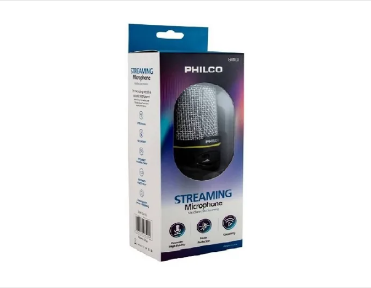 Microfono Condensador Para Streaming Philco Gm100