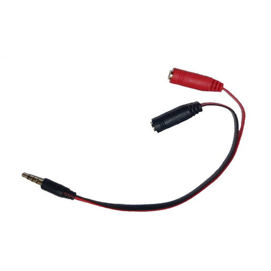 Splitter Cable 2 A 1 Audio 3.5 Sonido Y Micrófono