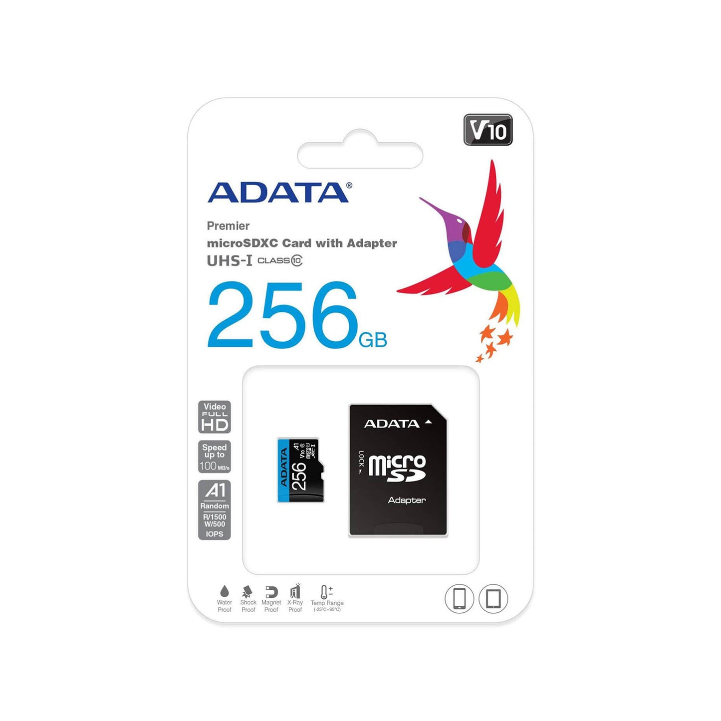 Memoria Micro Sd Adata UHS-1 Clase 10 256gb -Crazygames