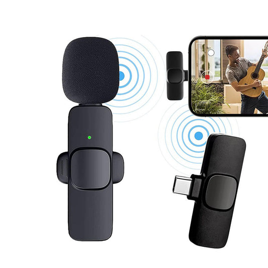 Pack Microfono Lavalier Inalambrico Tipo-c Android / ios