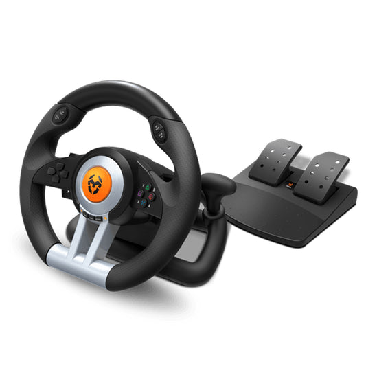Volante Y Pedales Gamer Krom K-wheel Multiplatafoma*