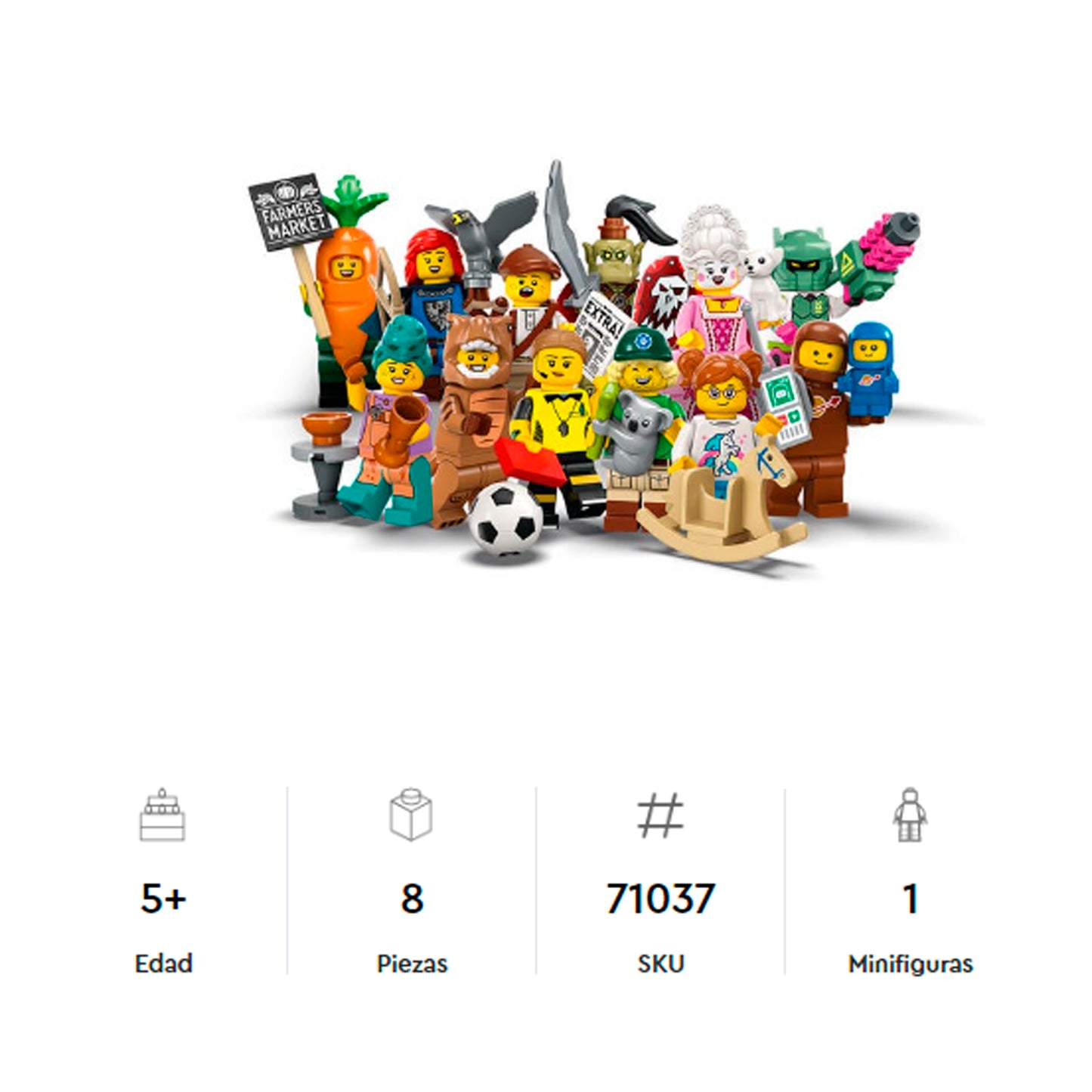 Lego Minifiguras: Serie 24 (1 minifigura armable) Crazygames
