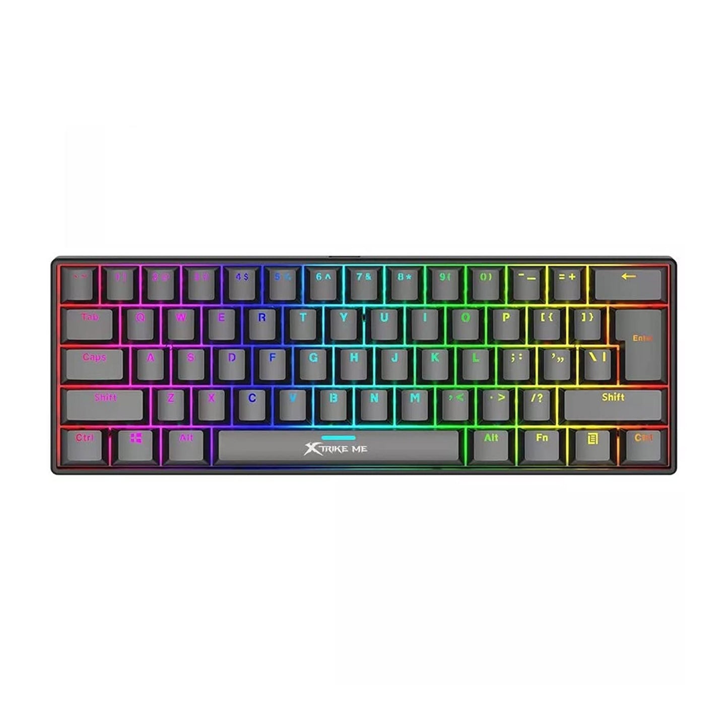 Teclado Mecánico 60% Pudding Switch Blue Ingles GK-985P