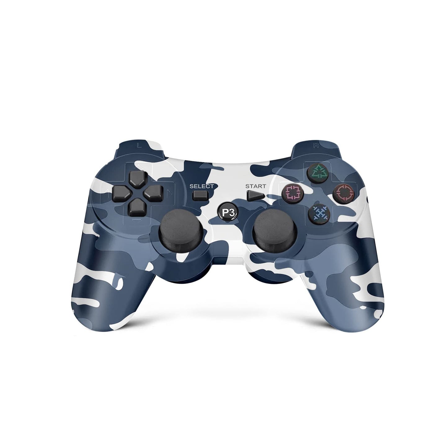 Control Bluetooth Para Ps3 Panther Camu Blue + Cable Carga