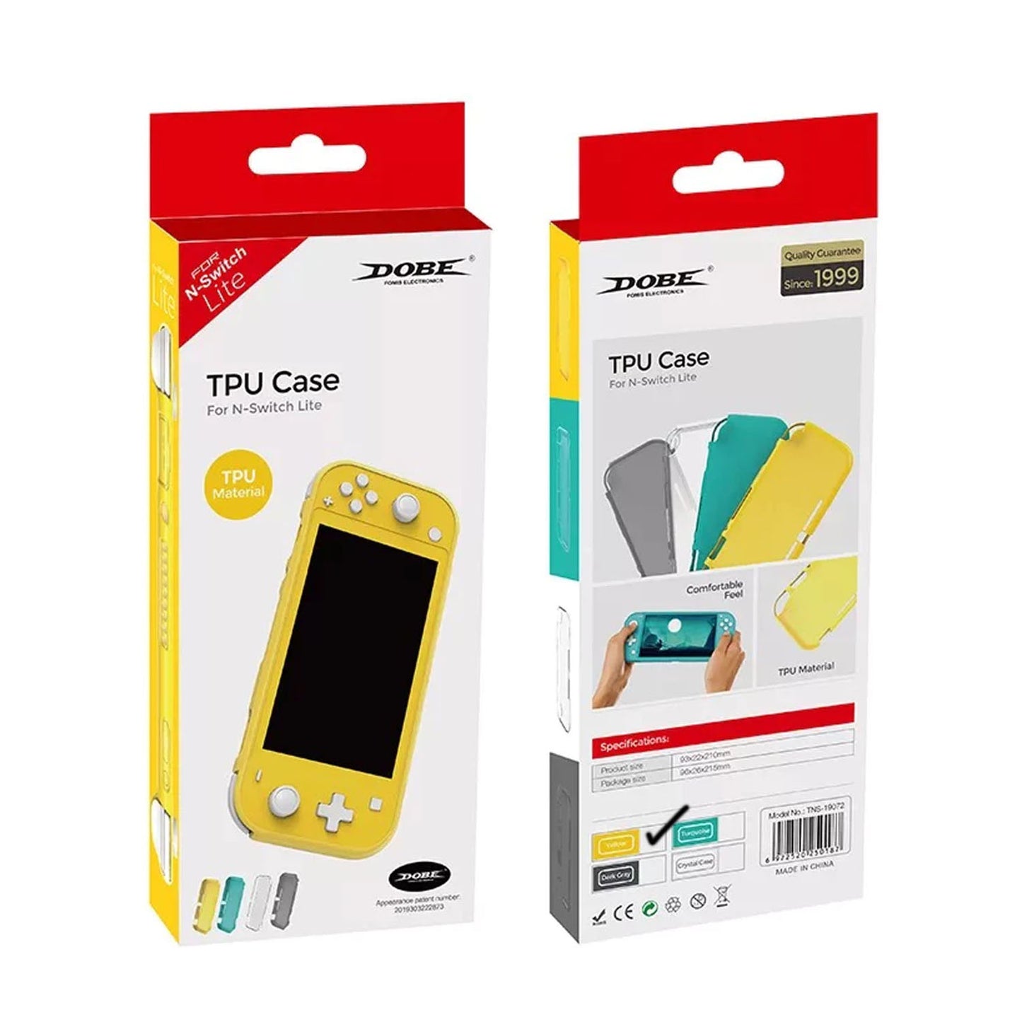 TPU Protector Silicona Para Switch Lite Amarillo TNS-19072