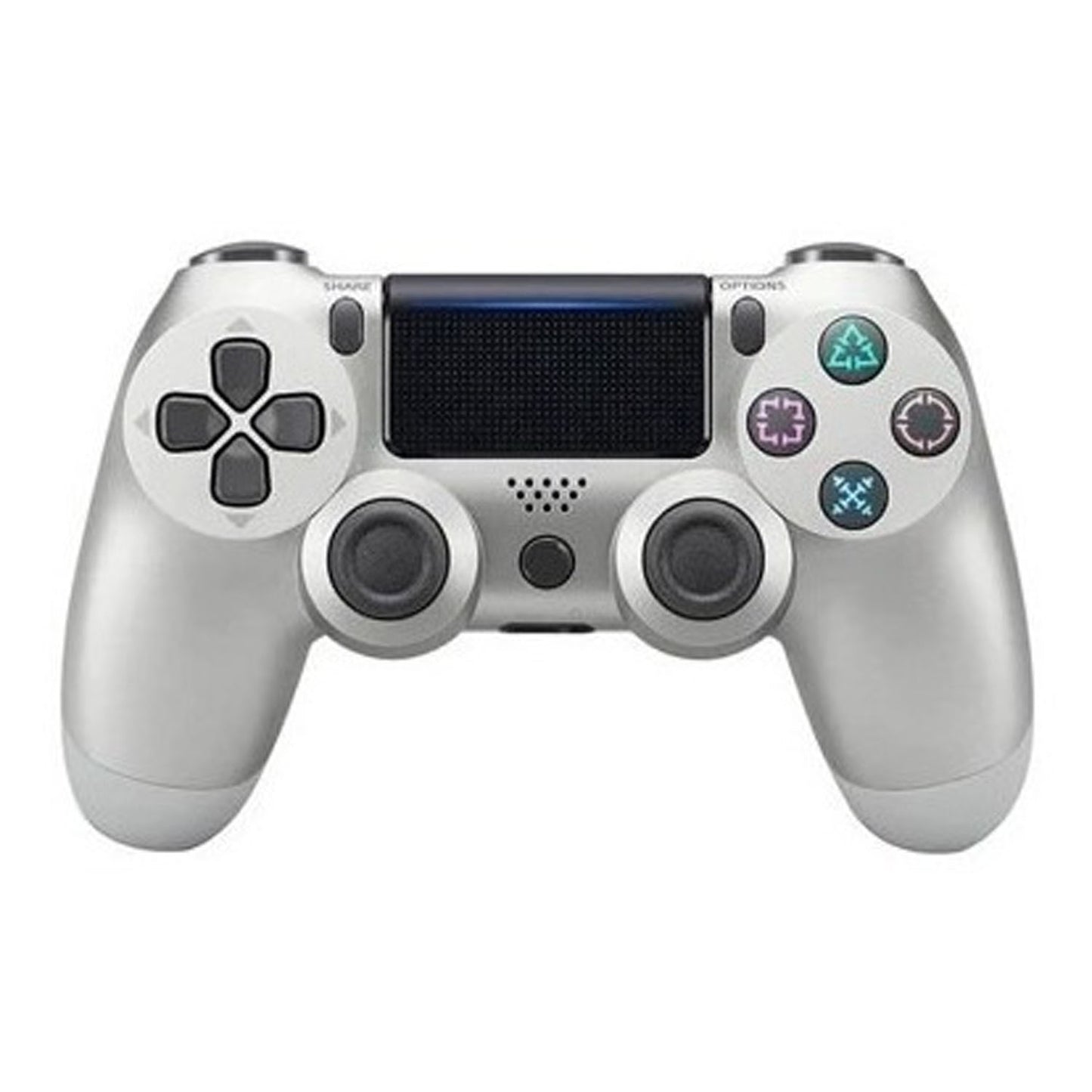 Control Doubleshock Inalambricos Plateado + Cable De Carga