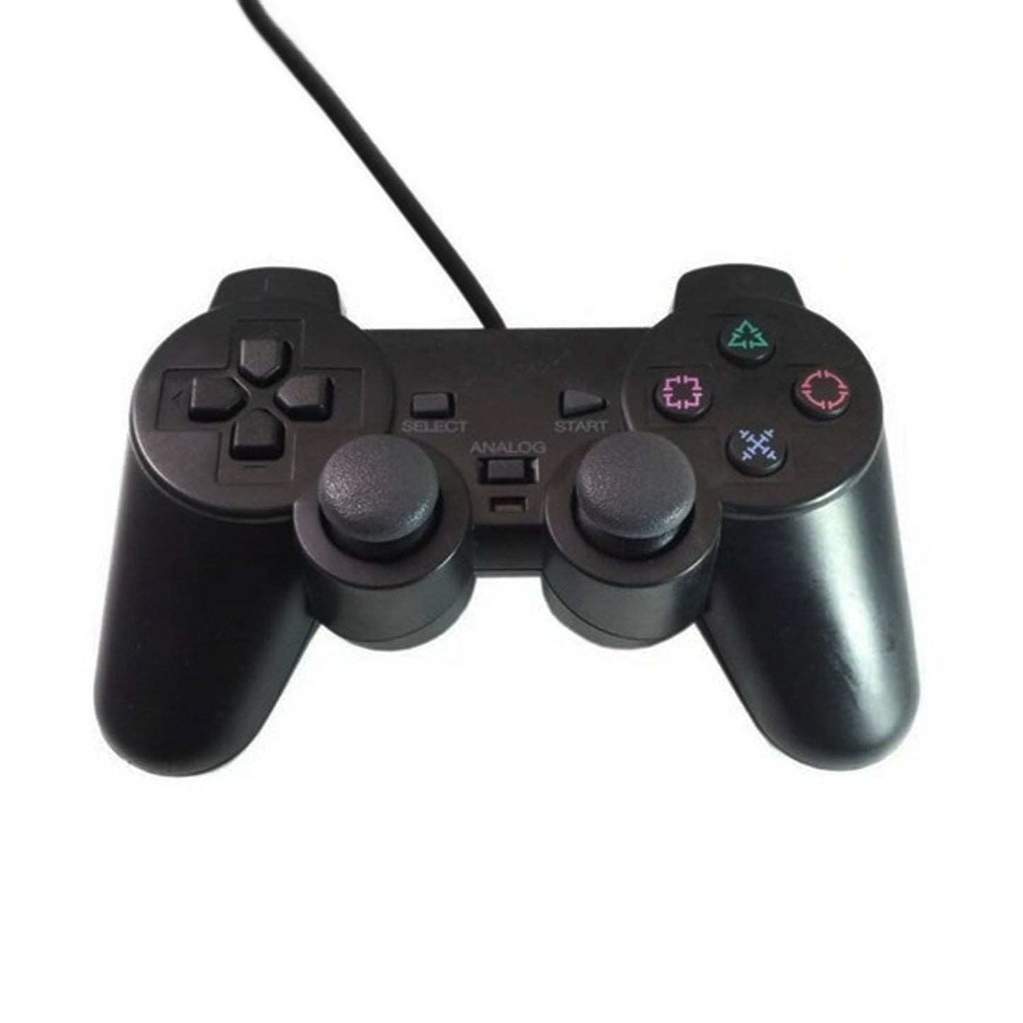 Joystick compatible Ps2 Control Doble Shock negro