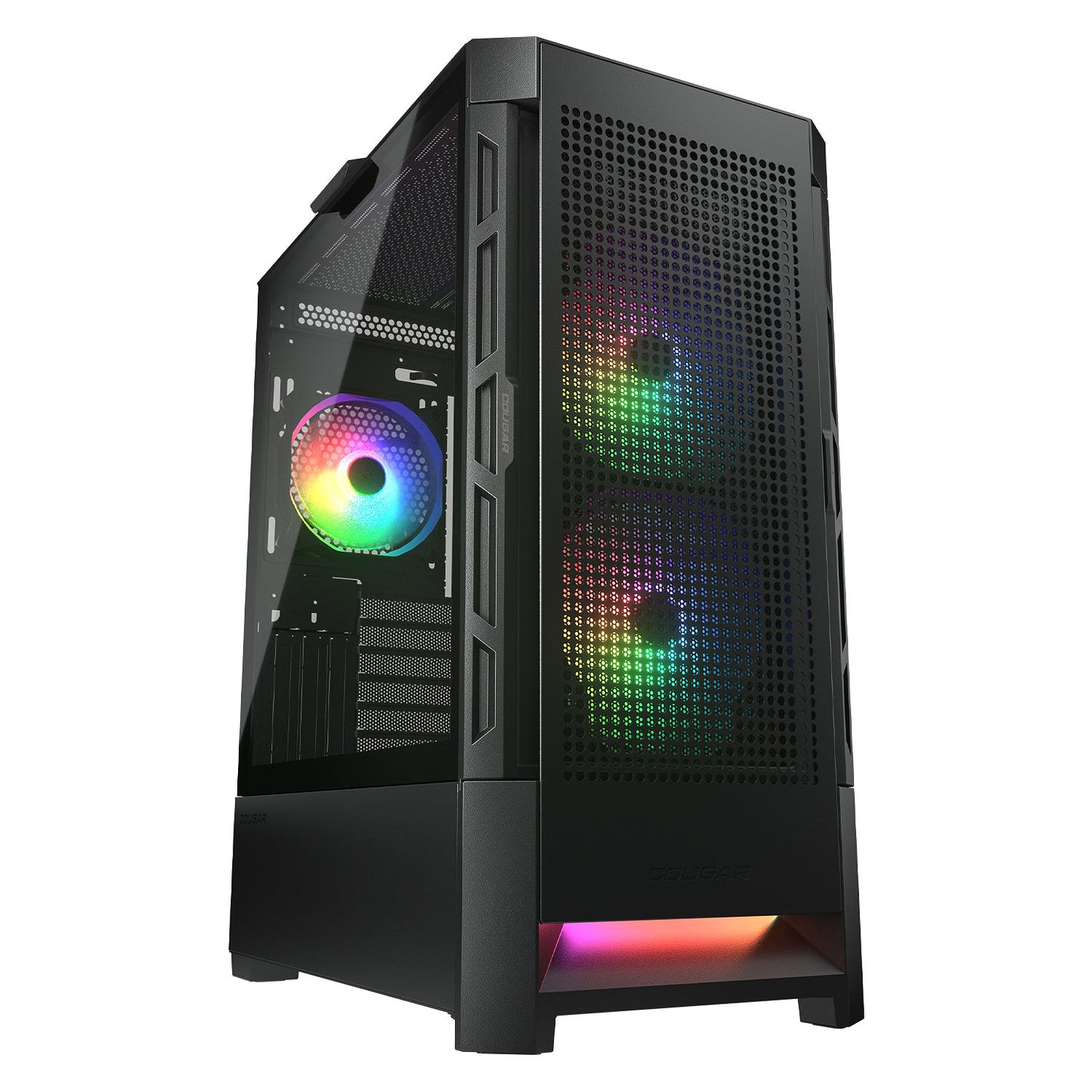 Gabinete Gamer Cougar Duoface Argb Black - 3 Ventiladores*