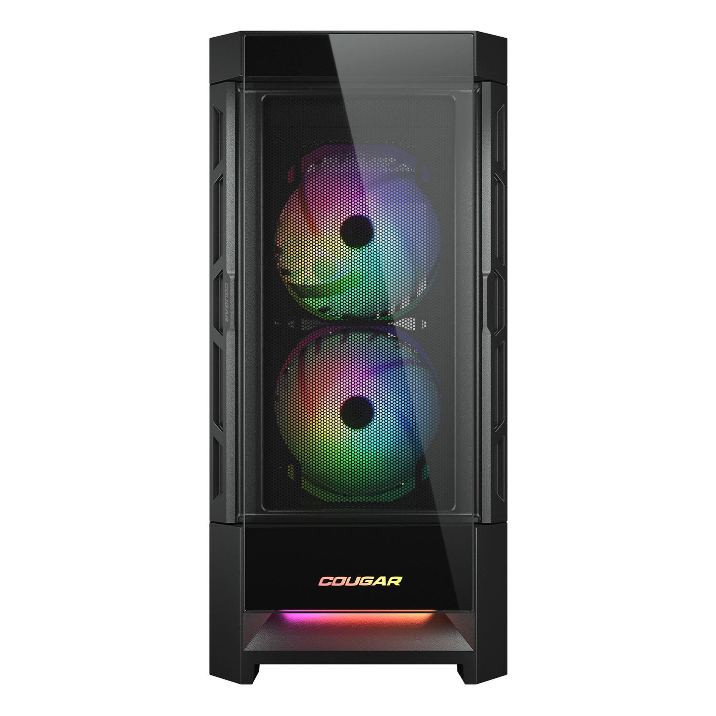 Gabinete Gamer Cougar Duoface Argb Black - 3 Ventiladores*