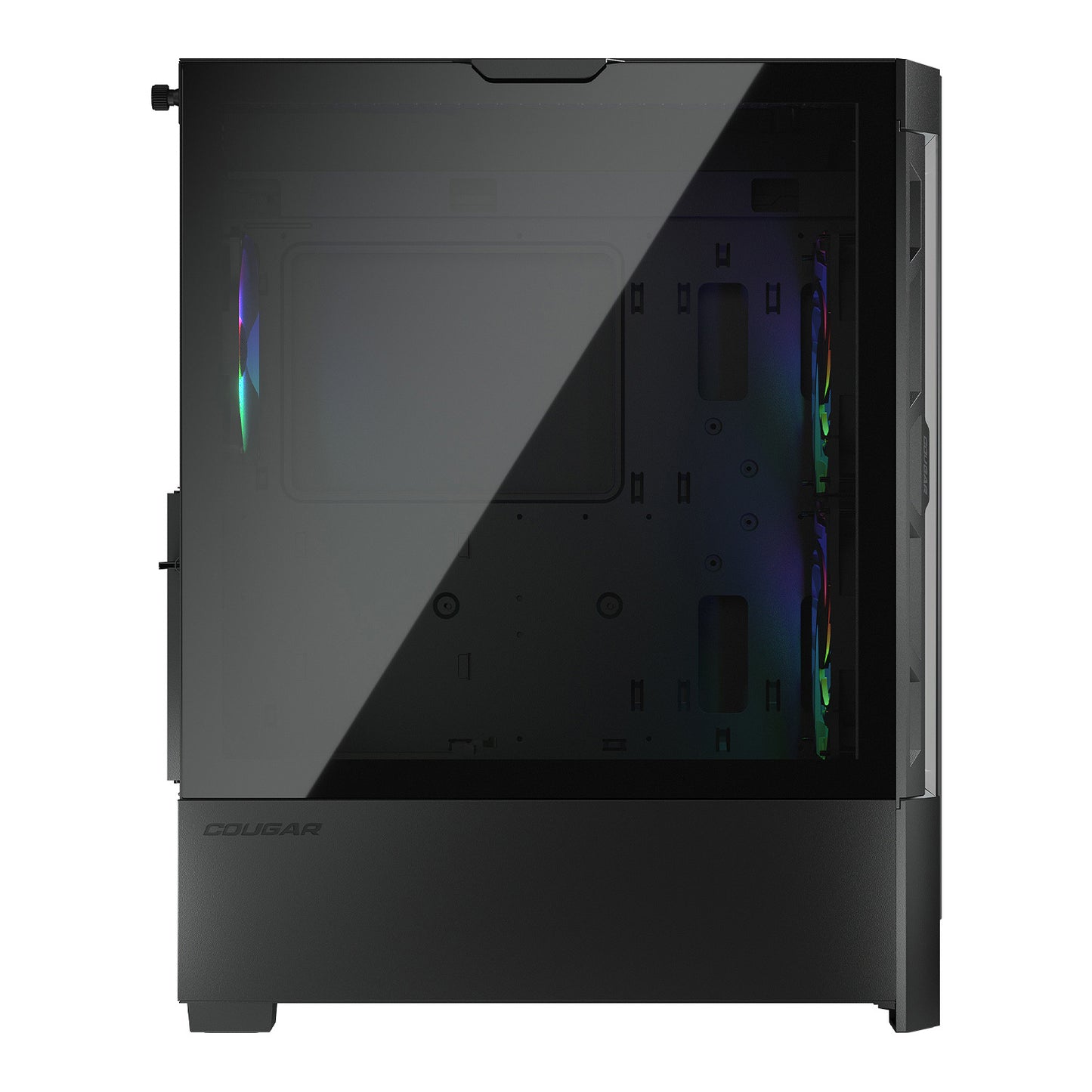 Gabinete Gamer Cougar Duoface Argb Black - 3 Ventiladores*
