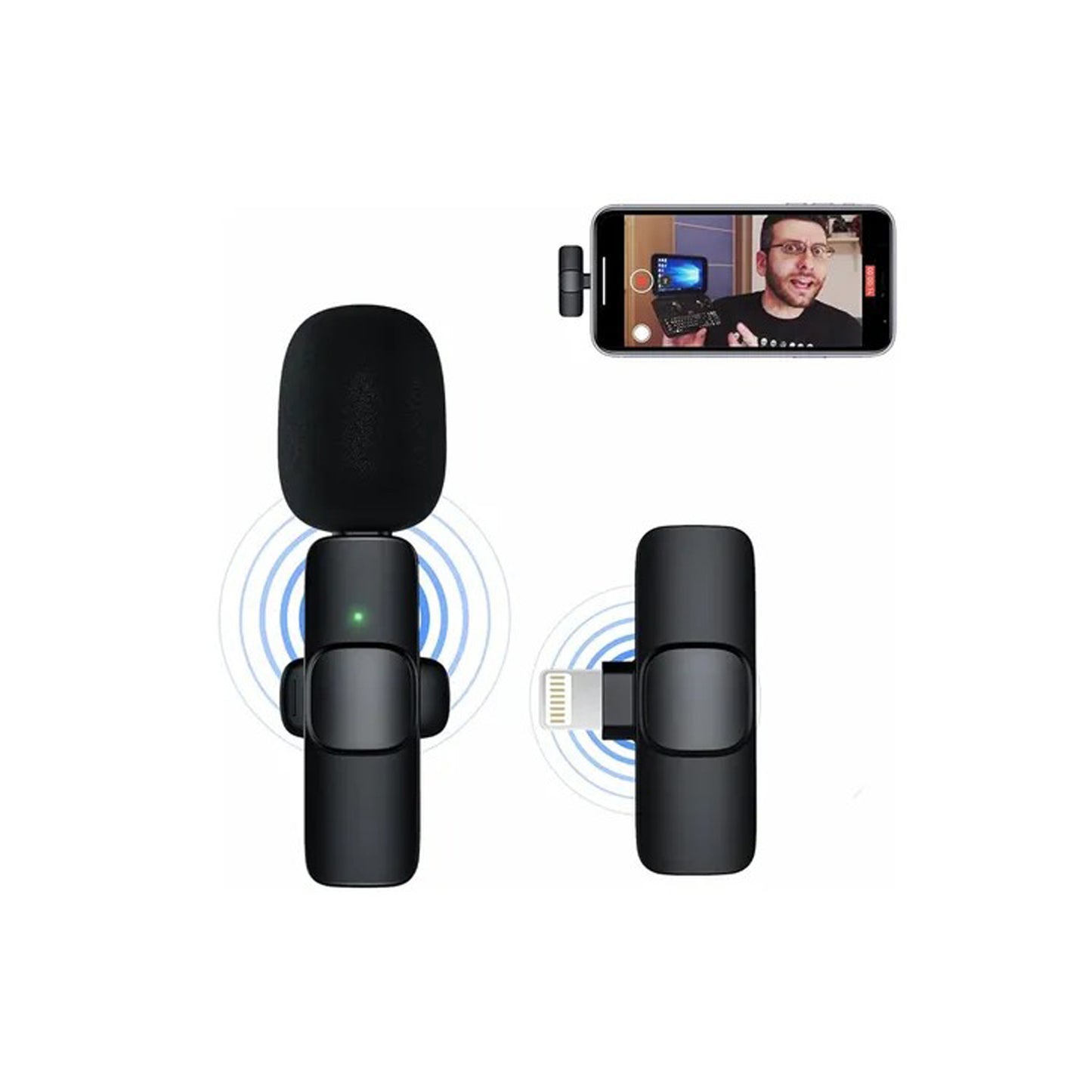 Microfono Lavalier Inalambrico Para Iphone K9