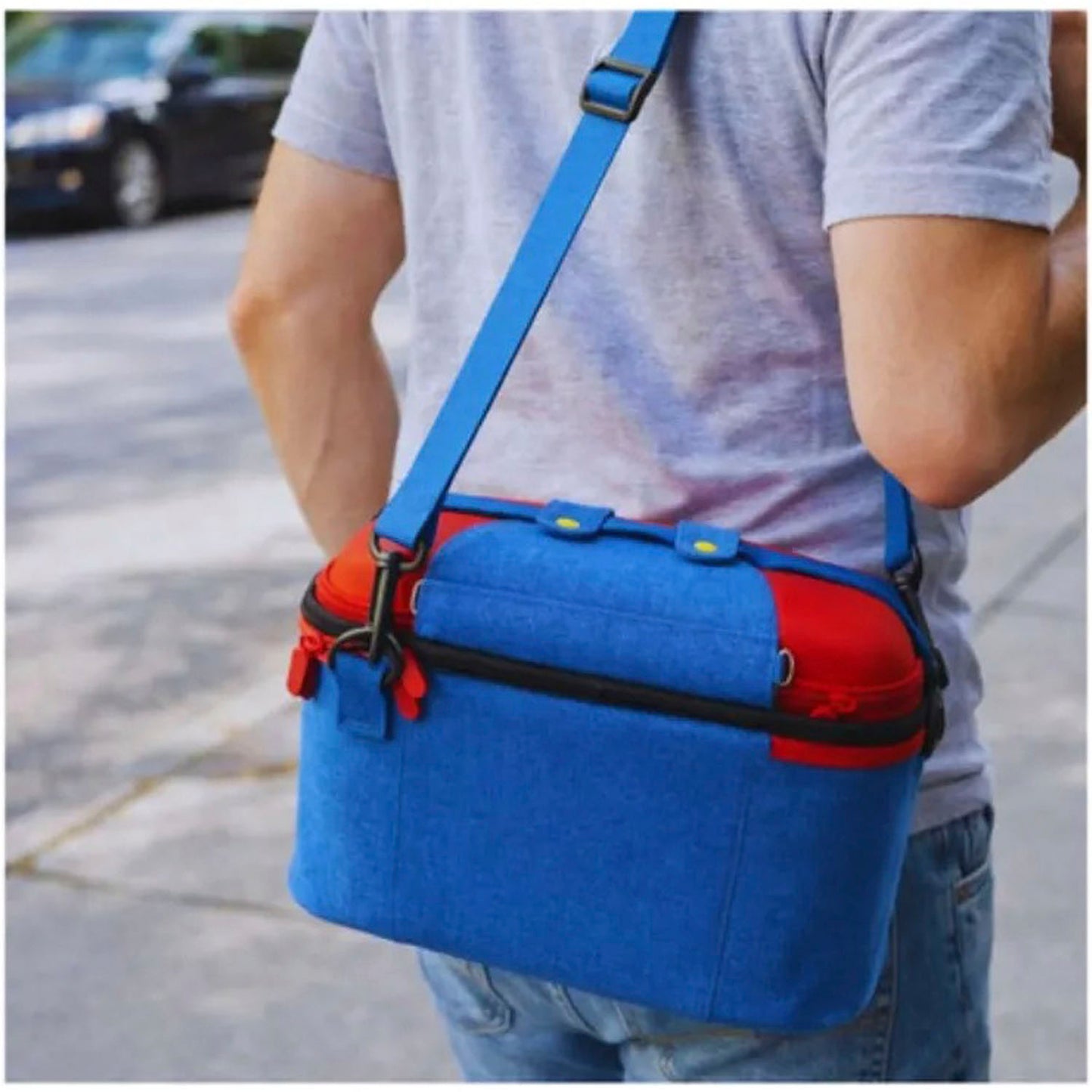 Maleta De Viaje Para Consolas Switch 2 Modelo Jardinera Mario Lonchera