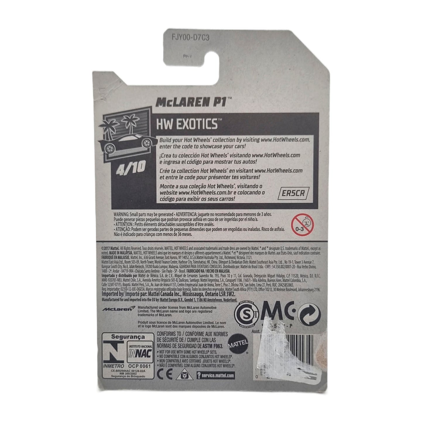 McLaren P1 170/365 - Blanco