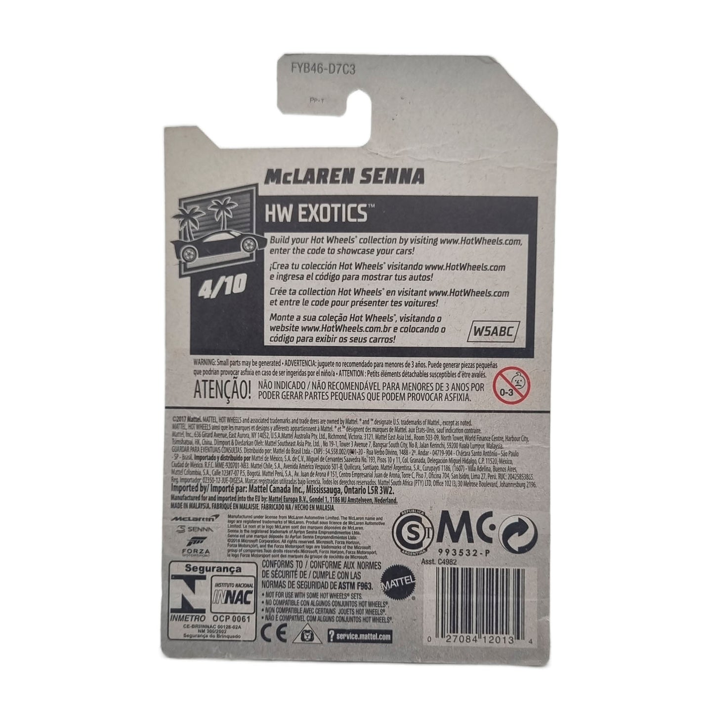 McLaren Senna 162/250 Forza Horizon 4 - Azul