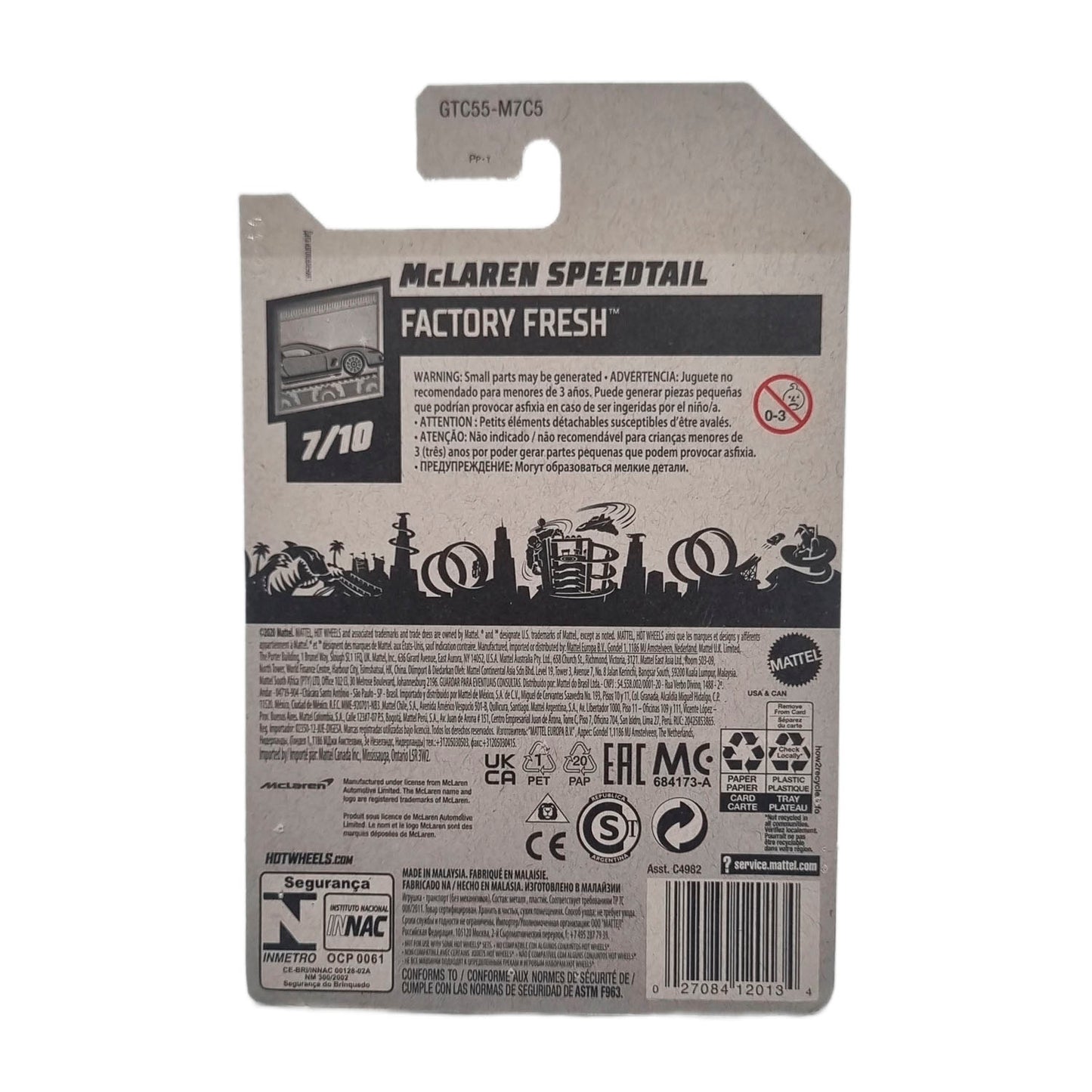 McLaren Speedtail 112/250 - Plateado