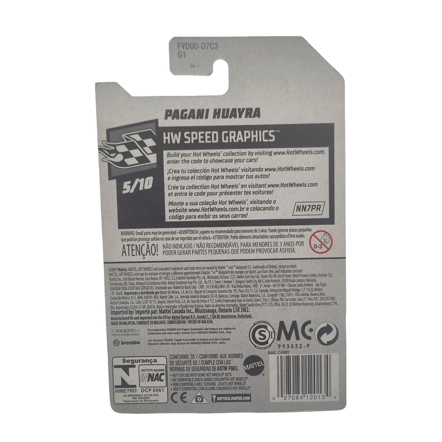 Pagani Huayra 148/250 - Rojo