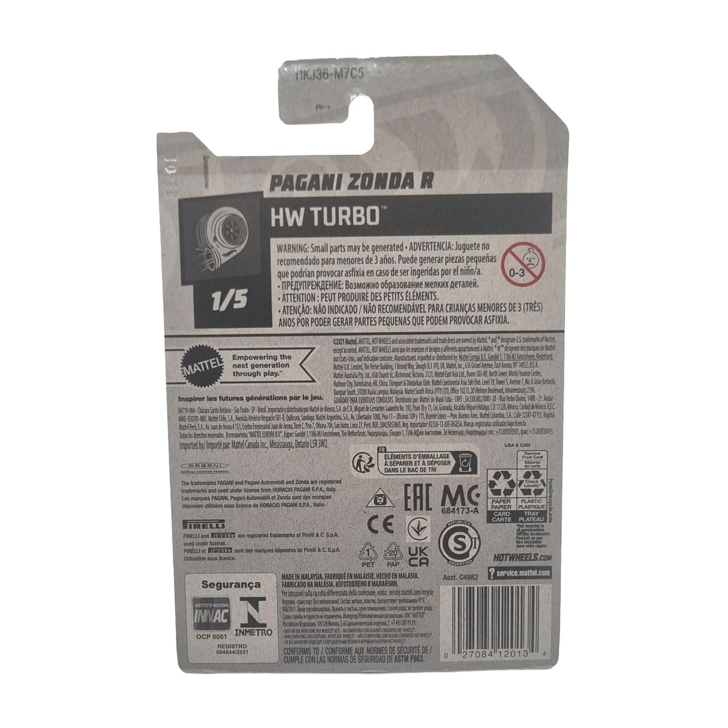 Pagani Zonda R 72/250 - Blanco