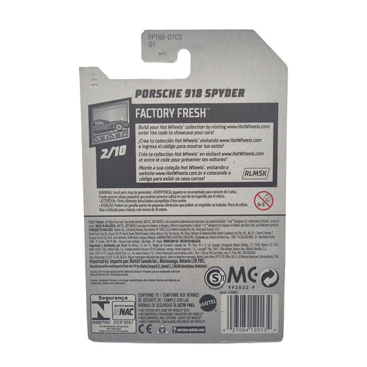 Porsche 918 Spyder 184/365 - Plateado