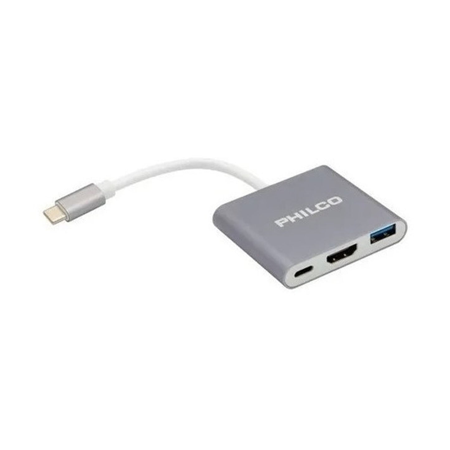Adaptador Hub 3 En 1 De Tipo-c A Usb 3.0/hdmi/tipo-c 42178