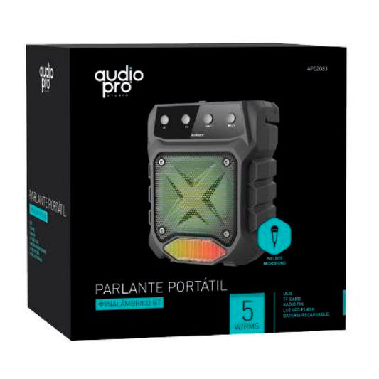 Parlante Portatil 5W Recargable + Microfono AP02083