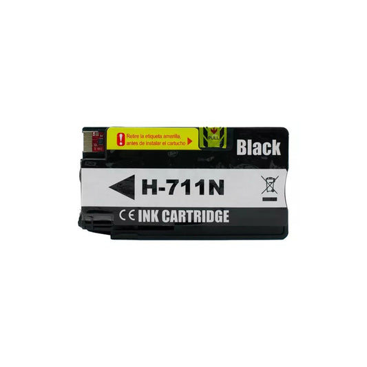 Cartucho De Impresora 711 XL Black GTC Compatible HP
