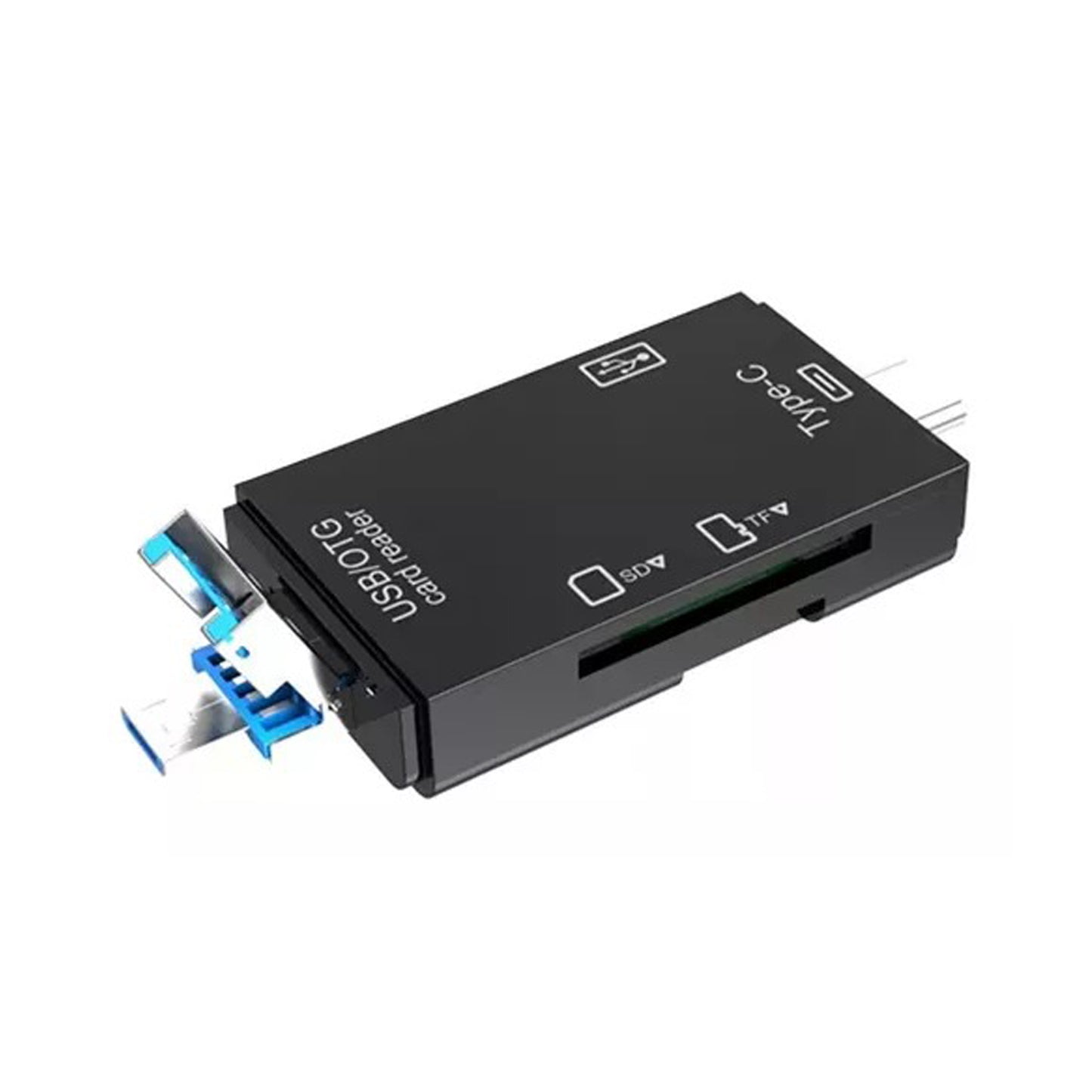 Adaptador Otg Y Lector De Memoria 6 En 1 Usb A Y Tipo C