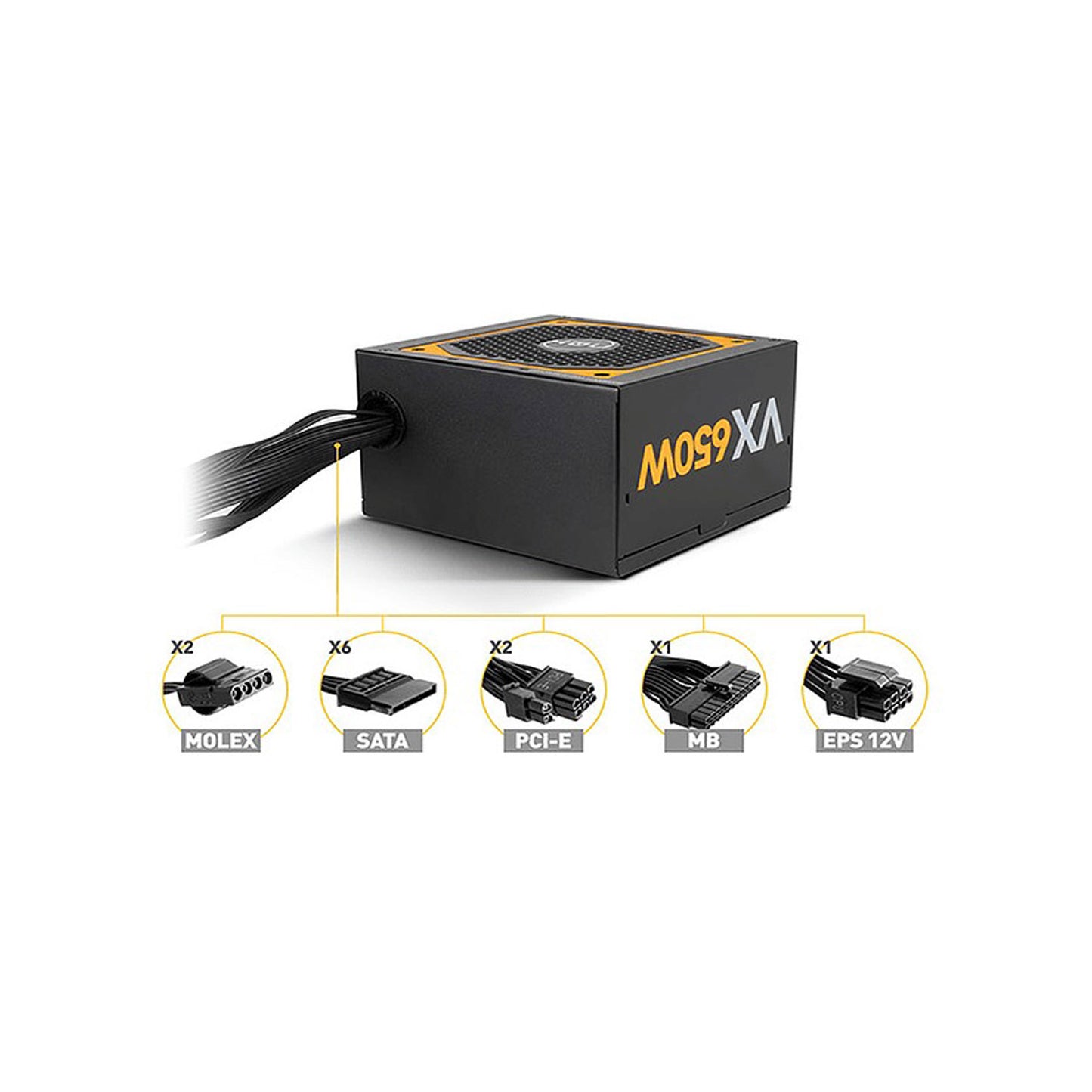 Fuente De Poder Certificada Nox Urano VX 650w 80+ Bronze*
