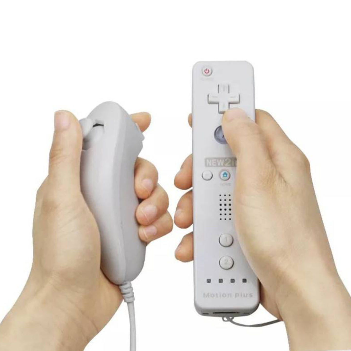 Kit Remoto Y Nunchuck Oem Compatible Con Consolas Wii / Wiiu