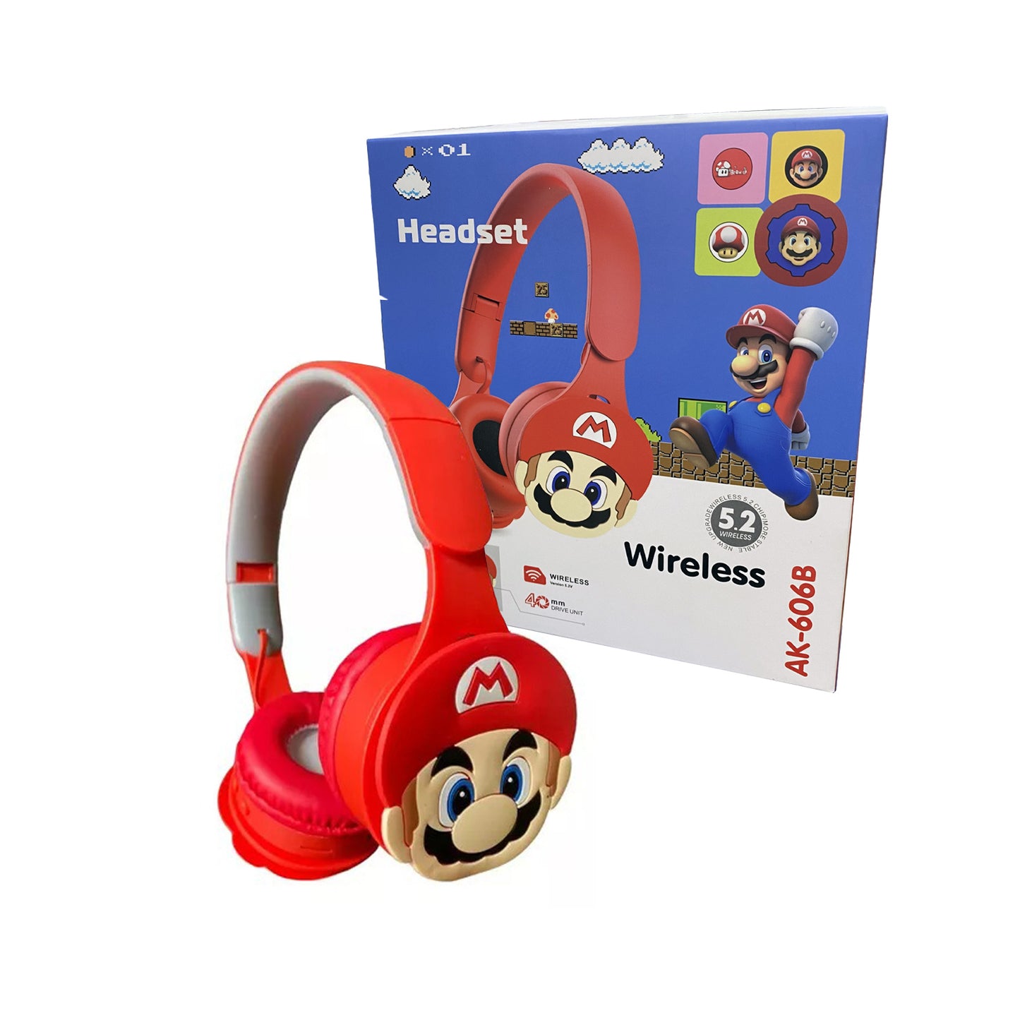 Audífono Inalámbrico Para Niños Ak-606b Mario B.