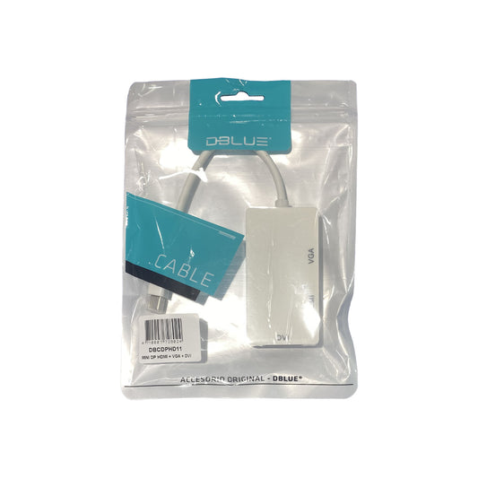 Adaptador Mini Display Port A Hdmi, Vga y Dvi