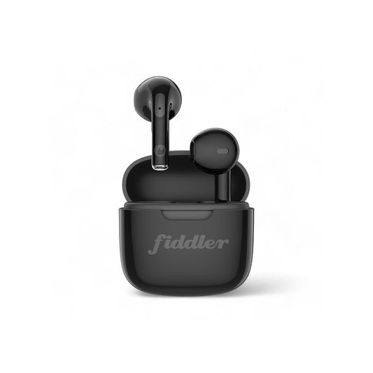 Audífonos Earphones Mini Pod Touch Fiddler Colors Negro