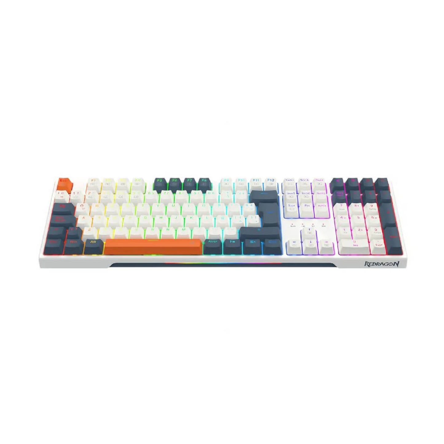 Teclado Mecanico Redragon Trundle K668WBO-RGB Sw Red Españ
