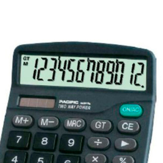 Calculadora Electrónica de 12 Digitos Pacific PAC01119