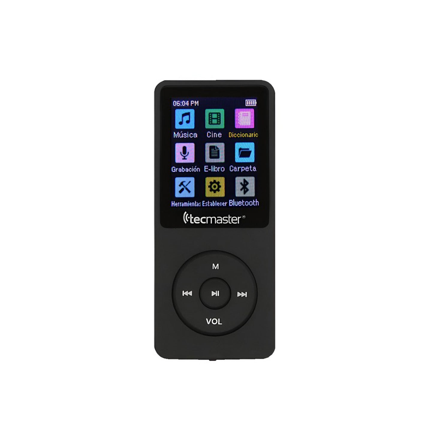 Reproductor MP3 Bluetooth 16gb Tecmaster TM-300523