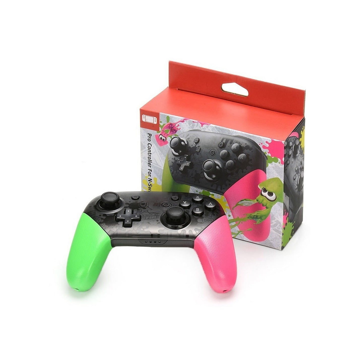 Gamepad Pro Bluetooth Compatible Pc y Switch - Verde Rosa