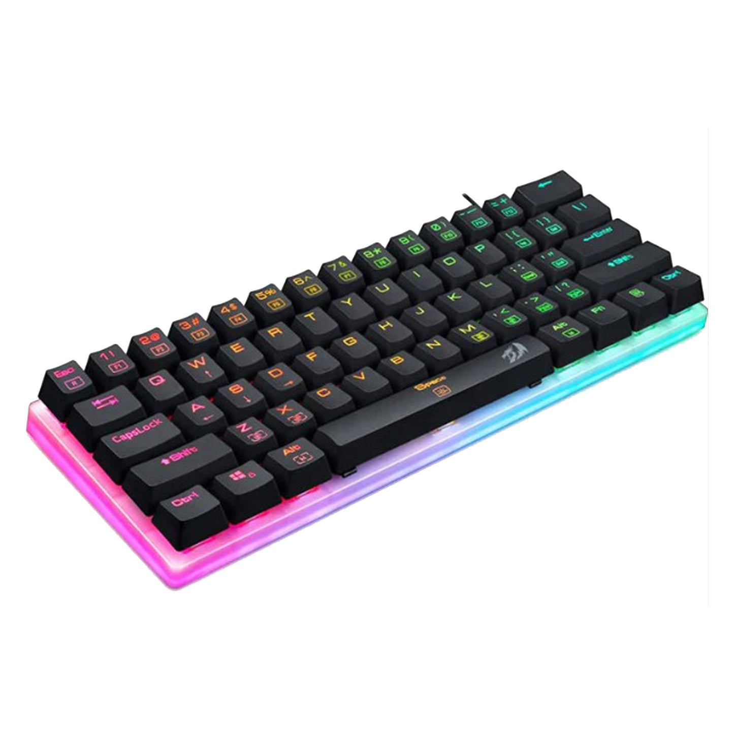 Teclado Gamer Gigante 60% Redragon Alien K605 59cm/20cm/6cm