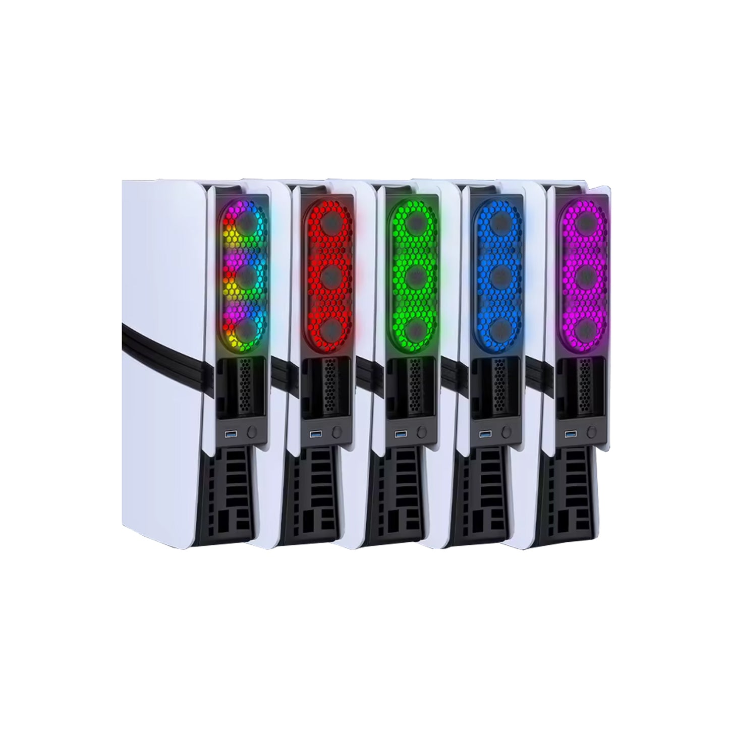 Ventilador Extractor RGB Para Consola PS5 SLIM y PS5 PRO