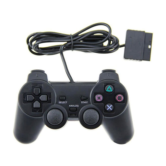 Joystick compatible Ps2 Control Doble Shock negro