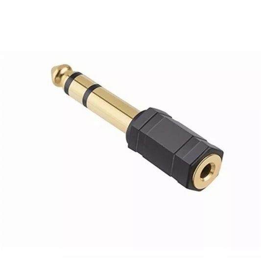 Adaptador De Audio Hembra 3.5mm A Macho 1/4 Ma-097