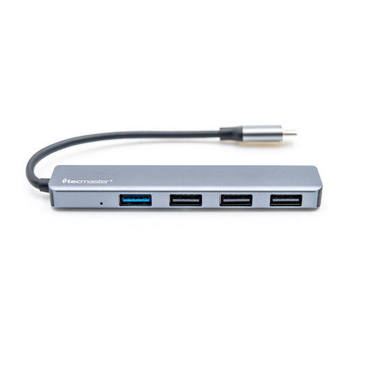 Hub Usb Tipo-c A 4 Puertos Hi-speed Tecmaster - Crazygames