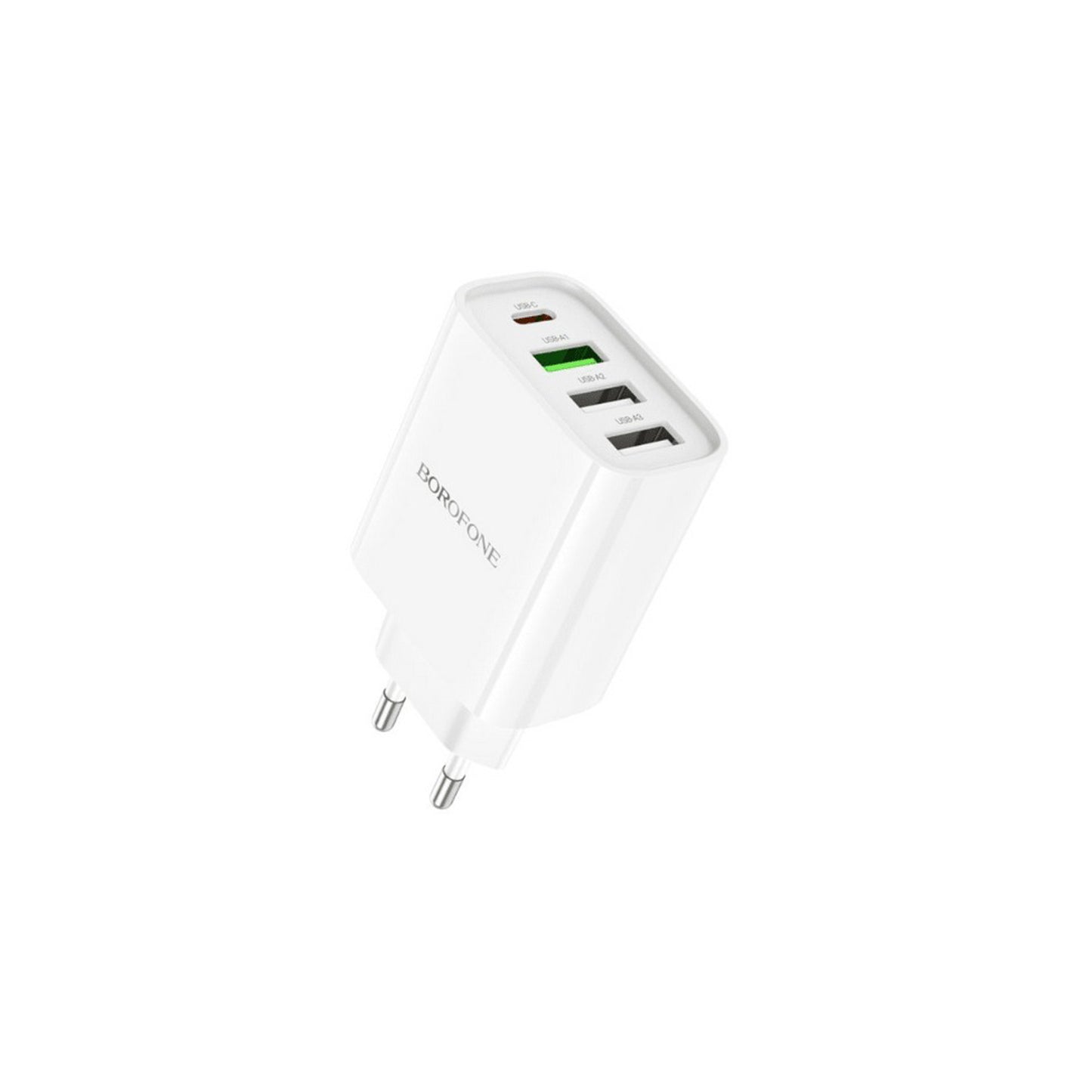 Cargador Rapido 4 Ptos + Cable Tipo C 20W Qualcomm Ba79a