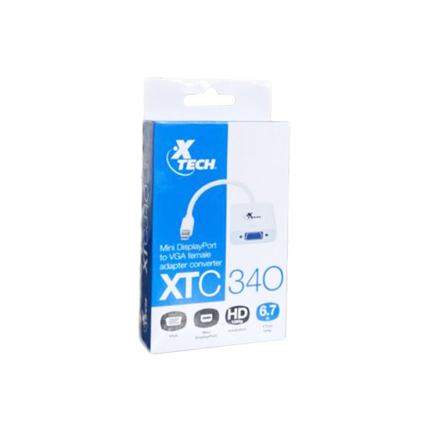 Adaptador Mini Displayport A Vga Hembra Xtech Xtc340