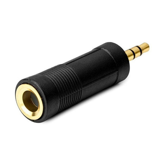 Adaptador De Audio Macho 3.5 Mm A Hembra 1/4  Ma-098