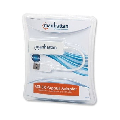 Adaptador Lan Gigabit Ethernet A Usb 3.0 Manhattan