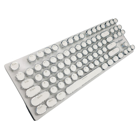 Teclado Gamer 80% PM-825R TKL Blanco Switch Blue Panther