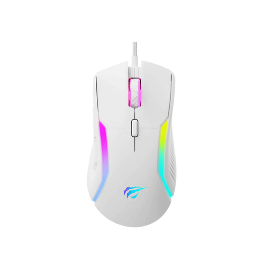Mouse Gamer Havit Blanco RGB MS1033*