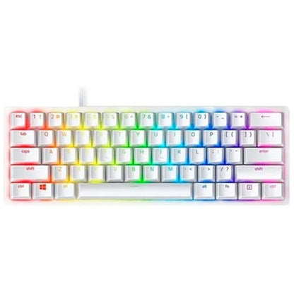 Teclado Mecanico Razer Huntsman Mini White Ingles Sw Purple*