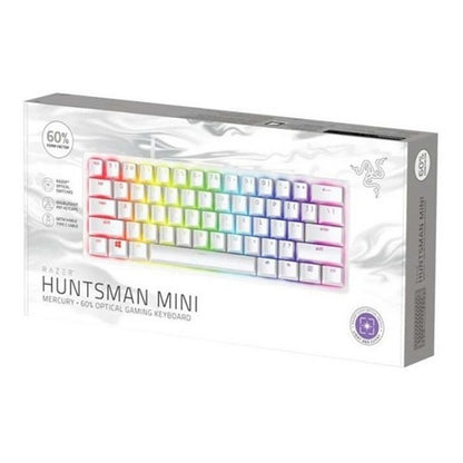 Teclado Mecanico Razer Huntsman Mini White Ingles Sw Purple*