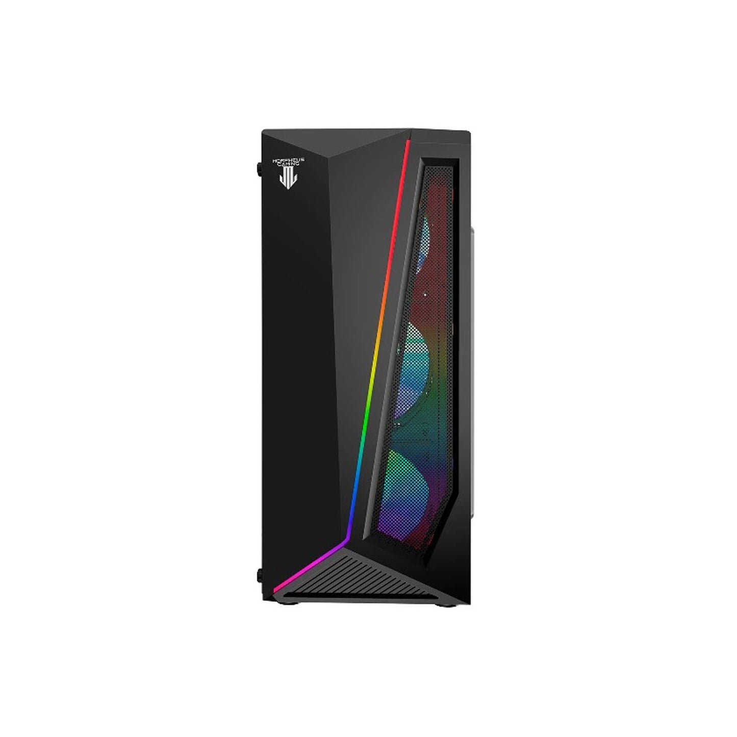 Gabinete Gamer Morpheus T38-B Black Incluye 3 Fan RGB