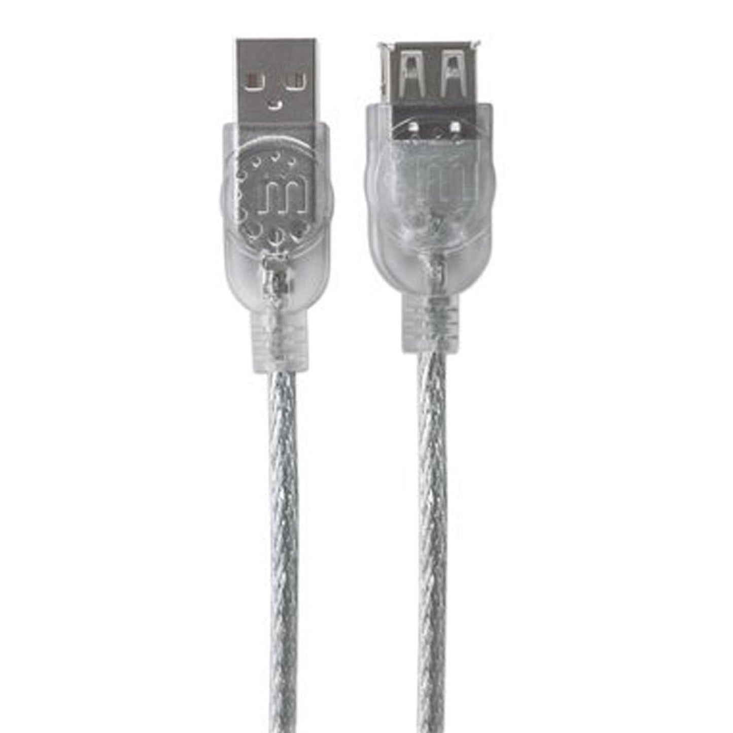 Cable Extension Usb 2.0 Plateado 1,8 Mts 336314 - Crazygames